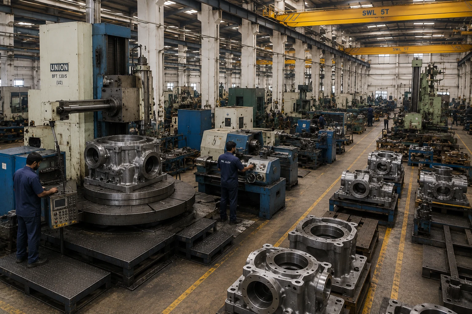Heat Treatment and Fettling Facility